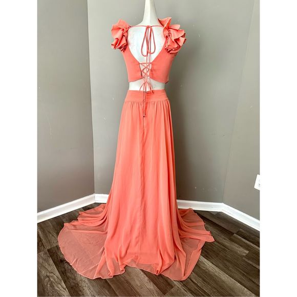 PATBO FLUTTER SLEEVE MAXI DRESS - Picture 7 of 9